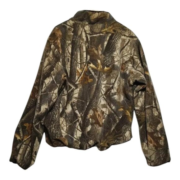 Gander Mountain Guide Series Reversible Fleece Brown Camouflage Jacket Men's XL - Picture 3 of 11